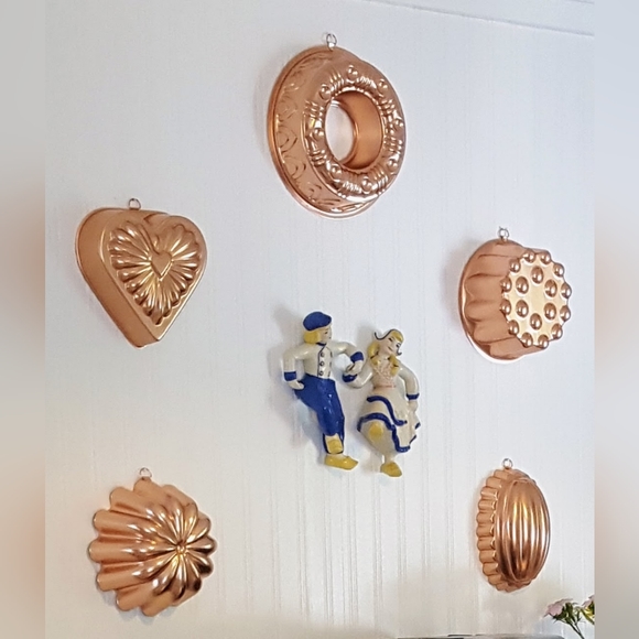 5 Piece Set of Vintage Mirro Jello Molds - Picture 1 of 8